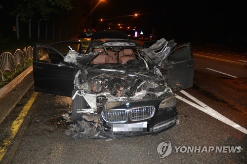 BMW 차주들 "520d 불날때까지 고속주행 테스트 해야"