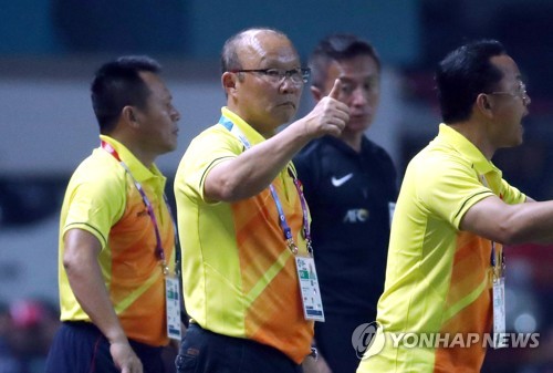 [아시안게임] 박항서 "한국은 누구나 피하고 싶어 해…일본전은 필승"