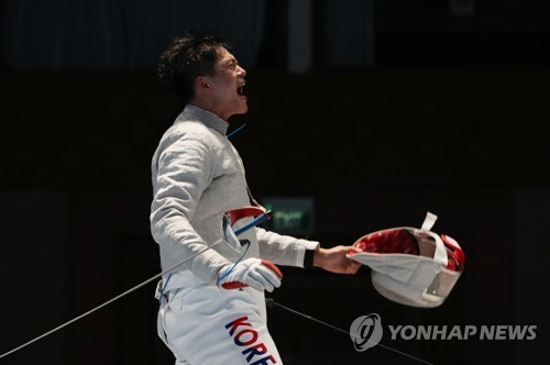 [아시안게임] 최강자 구본길과 '대접전' 오상욱 "전 진짜 괜찮아요"