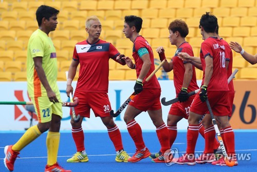 -아시안게임- 남자 하키, 스리랑카 8-0 꺾고 조별리그 2연승