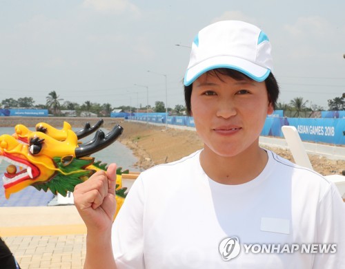 [아시안게임] 단일팀 북측 도명숙 "민족의 슬기와 용맹, 남김없이 떨쳤다"