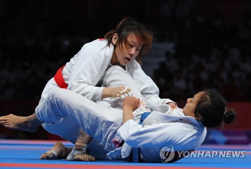 [아시안게임] '주짓수 금메달' 성기라 "엄마, 확실히 보셨죠"