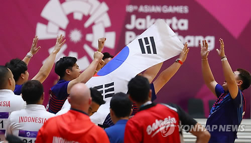 [아시안게임] 한국, 볼링 남자 6인조도 금메달…남녀부 석권