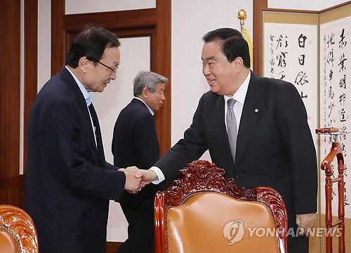 이해찬 "노무현 시절처럼"… 김병준 "여야 간 대화 더 해야"