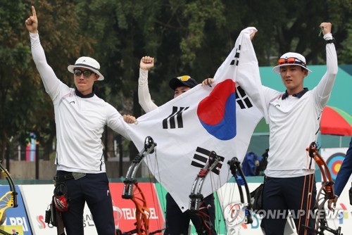 [아시안게임] '극적인 金' 남자 컴파운드 "마지막 기회 달라고 기도했죠"