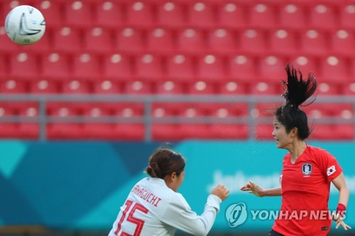 -아시안게임- 뼈아픈 자책골…여자축구, 일본에 져 결승 진출 좌절