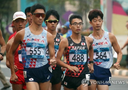 -아시안게임- 김현섭, 남자 20㎞ 경보 4위… 1시간27분17초