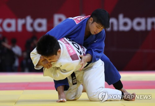 [아시안게임] 유도 안바울의 오른팔 업어치기 신기술, 후지산을 무너뜨렸다