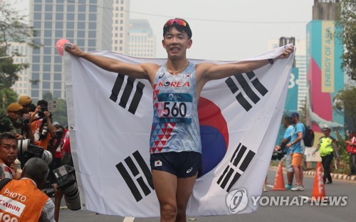 [아시안게임] '경보 샛별' 주현명 "4등이 가장 억울하다고 해서"