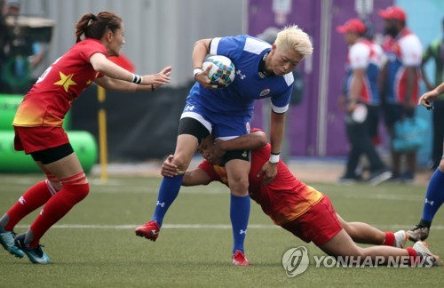 -아시안게임- 한국 여자럭비, 예선 3전 전패… 8강서 일본과 격돌