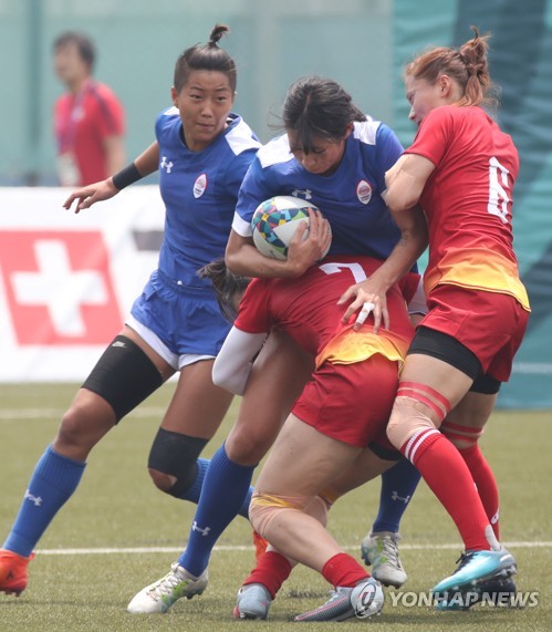 -아시안게임- 한국 여자럭비, 예선 3전 전패… 8강서 일본과 격돌