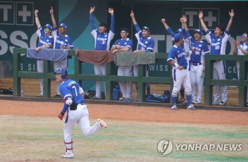 -아시안게임- 한국 야구 '벼랑 끝'서 일본 제압…중국 이기면 결승행