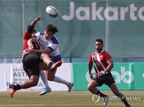 -아시안게임- 한국 남자럭비, 준결승 진출…홍콩과 '리턴매치'