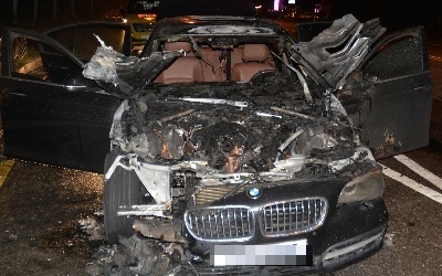 BMW 또 화재…미사대로 달리던 차량서 불