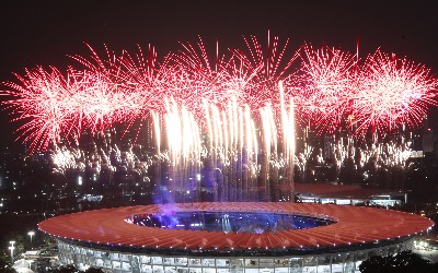 [아시안게임] 아시아인의 축제 개막 축포