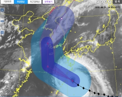 제주·전남, 태풍 '솔릭' 영향권 "400mm 폭우 가능성"