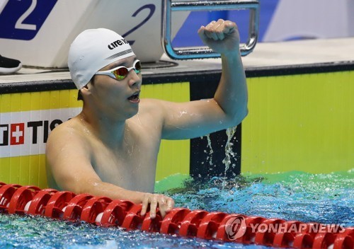 [아시안게임] 이주호, 첫 출전서 남자 배영 100ｍ 동메달