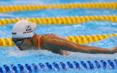 [아시안게임] 안세현, 접영 200m서 4위… 장위페이 금메달