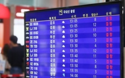 [태풍 비상] 15개 공항서 항공기 770편 결항… 1900개교 휴업