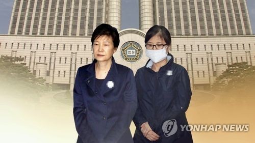 국정농단 항소심 …박근혜 25년·최순실 20년·안종범 5년 징역