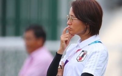 [아시안게임] 일본 여자축구 다케모토 감독 "한국과는 늘 접전이었다"