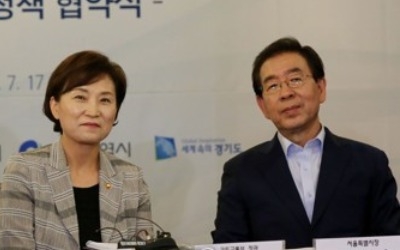 김현미 "박원순 여의도·용산 개발 보류, 단기적 시장안정 효과"