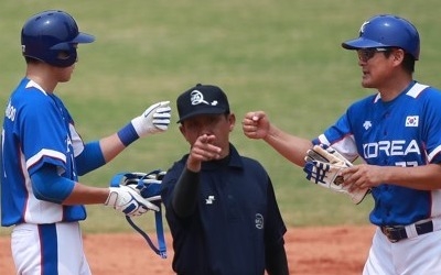 -아시안게임- '9회 타선 폭발' 한국 야구, 홍콩전 승리… B조 2위 슈퍼라운드행