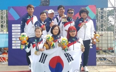 -아시안게임- 한국 패러글라이딩, 크로스컨트리 女단체전 금메달