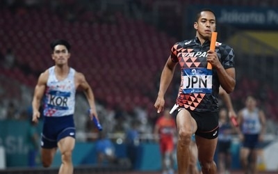 -아시안게임- 한국 남자 400m 계주팀, 결선 진출…39초34