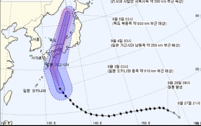 제 21호 태풍 '제비' 위력 어느 정도길래…일본 당국 긴장