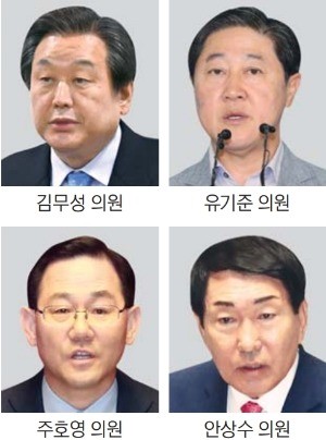 '對與 투쟁' 전면에 서는 한국당 중진들