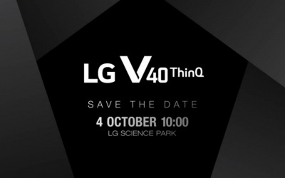 LG V40 씽큐, 10월 4일 공개…강력해진 카메라 품는다