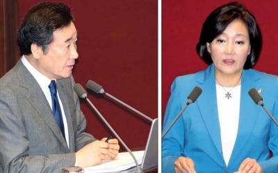 박영선 "이명박·박근혜 정부, 부동산 투기 조장"… 김무성 "소득주도성장은 괴물"