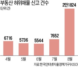 8월에만 부동산 허위매물 2만 건