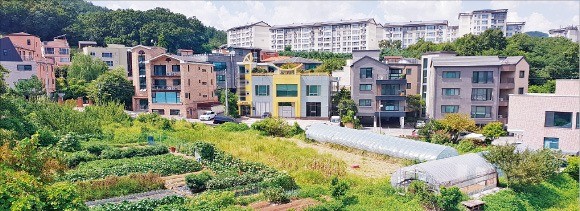 그린벨트 해제 후보지로 거론되는 서울 강남구 세곡동 일대.  /민경진 기자 