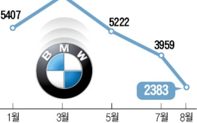 '火車 BMW' 수입차 2위 흔들