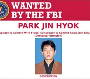 북한 해커 박진혁을 수배하는 미국 연방수사국(FBI) 전단. /FBI 제공 