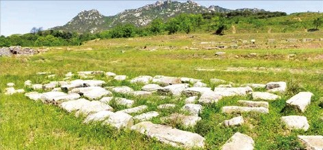 남북이 공동 발굴 재개에 합의한 개성 만월대.  