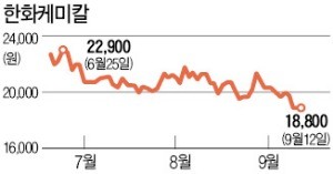 한화케미칼, 한화첨단소재에 5028억 출자… 증권가 "지분 인수가격 비싸"