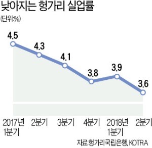 유럽 최저 법인세율에 파격 인센티브… 헝가리 '제조 허브'로 부상