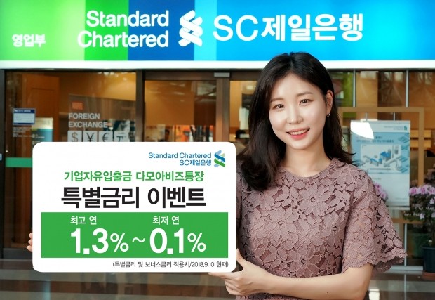 SC제일銀, 첫 거래 중소기업에 연 1.3% 특별금리