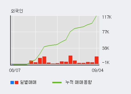 [한경로보뉴스] '신흥에스이씨' 52주 신고가 경신, 외국인 16일 연속 순매수(10.0만주)