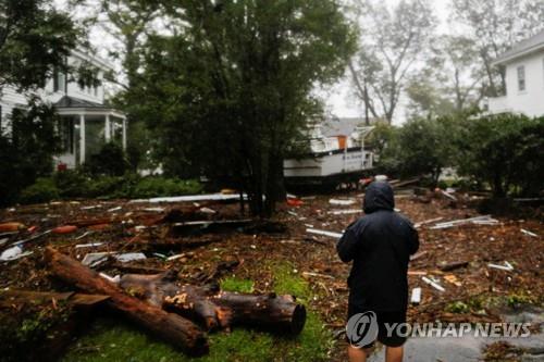 美허리케인 사망자 13명으로 증가…최고 1m '물폭탄' 전망