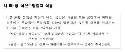 [평양공동선언] 분단후 첫 남북 '공동교전규칙' 수립…11월 1일부터 적용