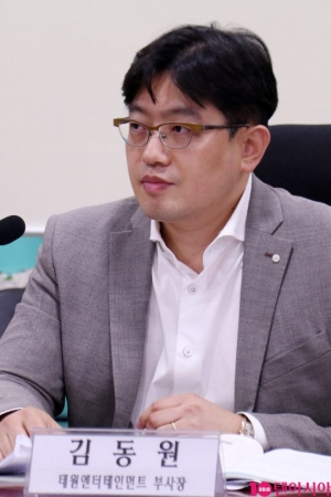 [TEN PHOTO] 영상콘텐츠산업 토론회에 참석한 김동원 태원엔터 부사장