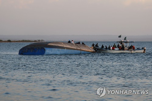 탄자니아 여객선 전복사고 사망자 207명으로 늘어