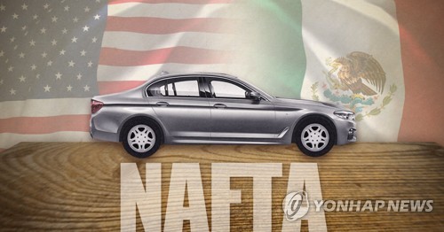 미국·멕시코 NAFTA 합의로 한국산 車 관세 가능성 커져