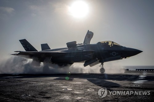 미군, F-35 첫 실전 투입… "아프간 탈레반 공습 성공적"