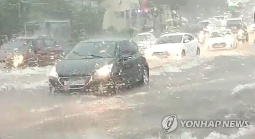 서귀포에 시간당 120.7㎜ 폭우… 제주 관측 사상 최고