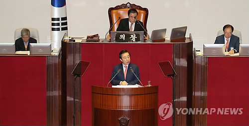 김성태 "개헌·선거제개편 동시추진, 여야 경제협치회의 제안"